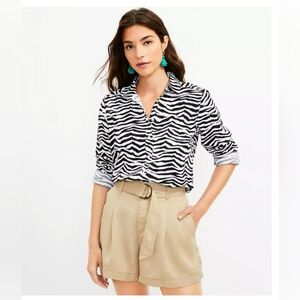 Loft Zebra Tiger Everyday Shirt